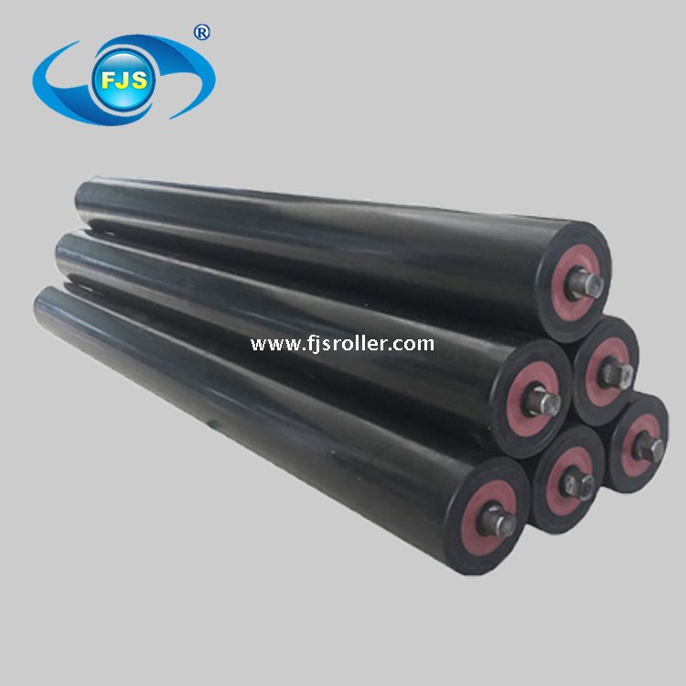 UHMWPE plastic conveyor belt roller carrier, pipe conveyor idler price