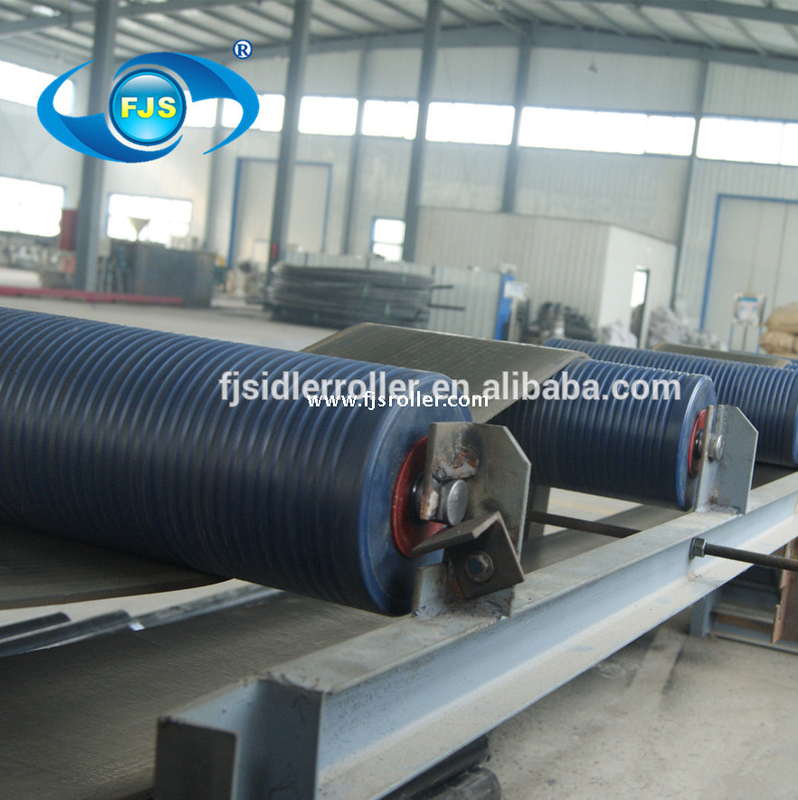 127mm diameter plastic hdpe conveyor roller uhmwpe belt conveyor idler roller nylon rollers