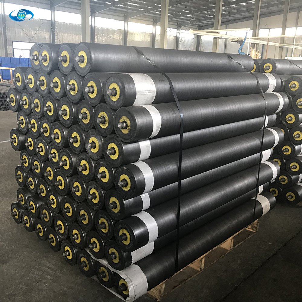 Industrial coal mine belt UHMWPE conveyor idler HDPE roller